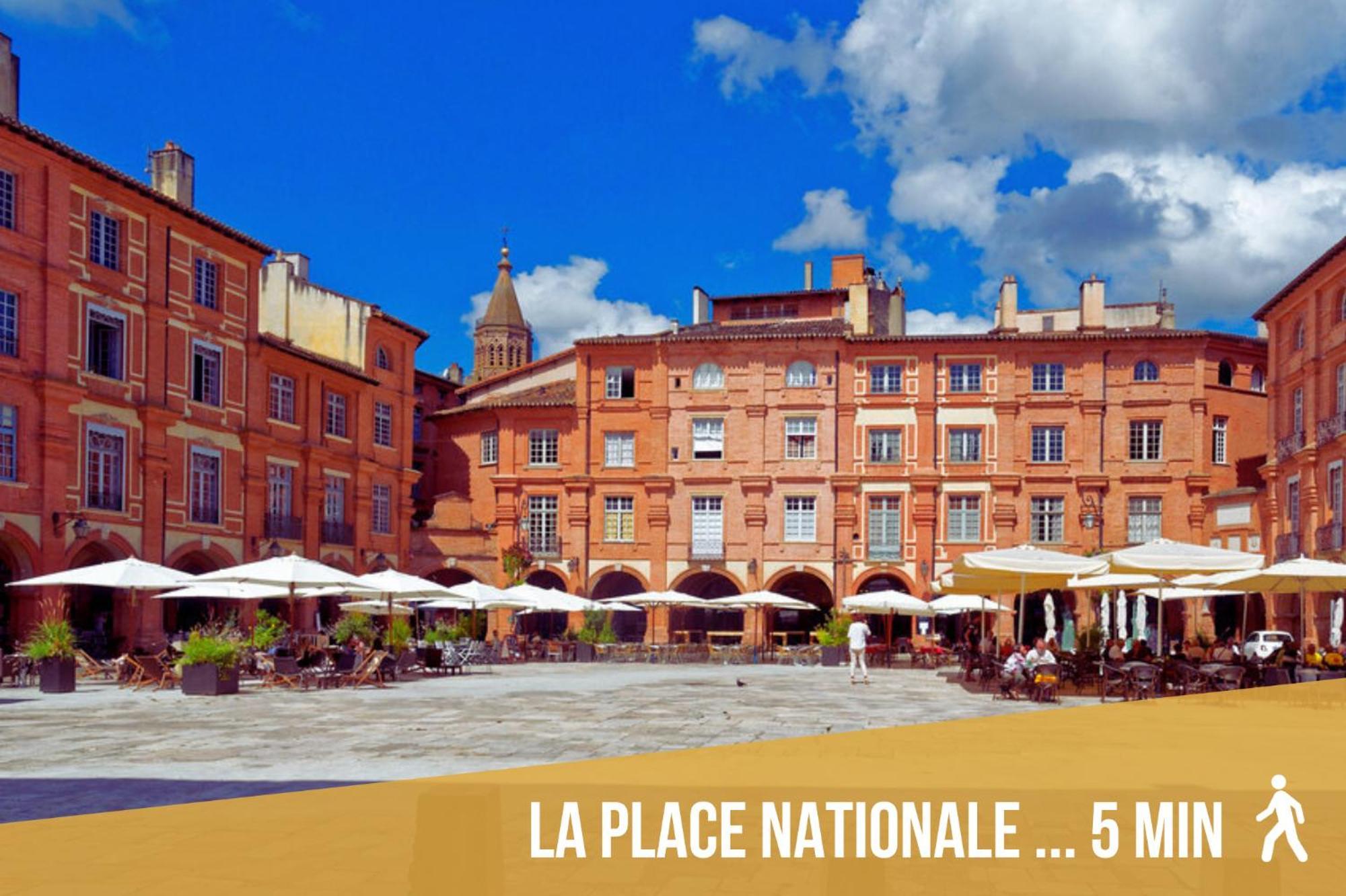 Le Lodge Central - Parking - Vue Piscine - By Montauban City Exterior foto